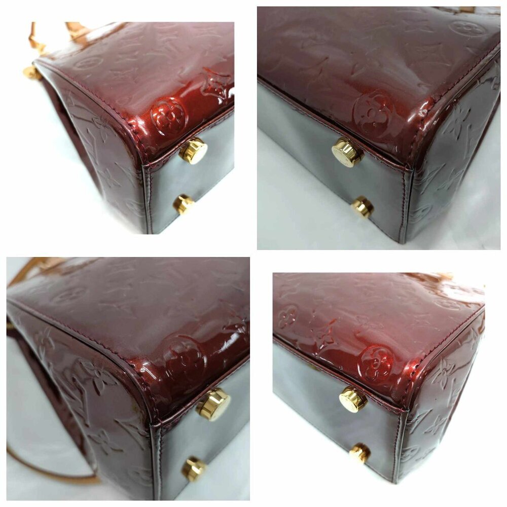 100% Authentic Louis Vuitton GM Brown Vernis Hand Bag 2902852 455-121924 - Picture 9 of 16
